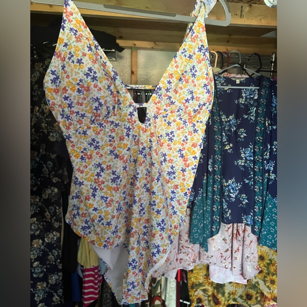 COPY - NWT beautiful floral one piece swimsuit from Target